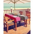 thumbnail image 2 of nqOlkjepod Pink Grey Outdoor Tablecloth with Umbrella Hole & Zipper, Vintage Stripe Farmhouse Wood Grain Ombre Rectangle Table Cover 52x70 Inch, Dining Waterproof Table Cloth Protector for Patio, 2 of 7