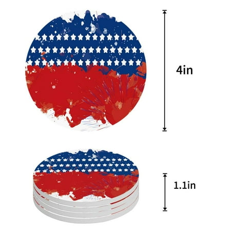 

KXMDXA Cherry Blossoms Design Set of 8 Round Coaster for Drinks Absorbent Ceramic Stone Coasters Cup Mat with Cork Base for Home Kitchen Room Coffee Table Bar Decor