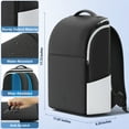 thumbnail image 5 of Backpack for PS5/ Slim/ Pro Console, Full Protection PS5 Carrying Case Travel Bag, Large Capacity PS5 Storage Bag for Dual Controllers, PS Portal, Laptop, Game Cards, PS5 Backpack with 3 Cable Pouch, 5 of 6