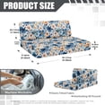 thumbnail image 7 of XYZCANDO Vintage Blue Floral RV Dinette Cushions Stretchable RV Decor Comfortable Slip Covers for Loveseat Stylish Travel Trailer Accessories Camper Must Haves, 7 of 7