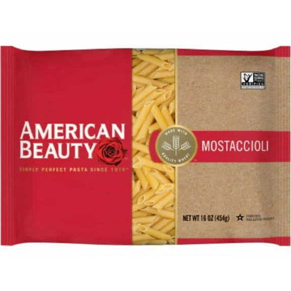 New World Pasta American Beauty  Mostaccioli, 16 Oz (Pack of 2)