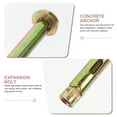 thumbnail image 5 of EXHUMKY 4-Piece Golden Carbon Steel Concrete Anchors Kit with Knurled Bolts for Home Improvement, 5 of 8