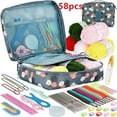 thumbnail image 1 of Multi-color Storage Crochet Hand Novice Beginners Kits DIY Knitting Tools Kits Portable, 1 of 7