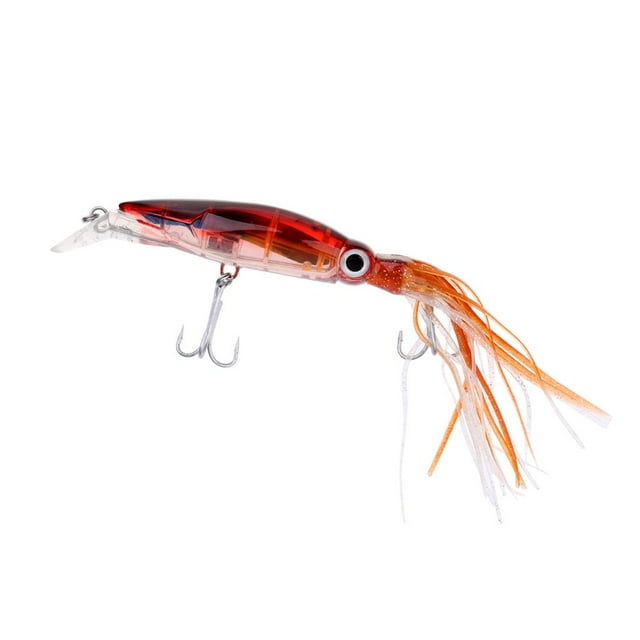 Cebo de Calamar Cebo de Calamar agua de salada Señuelo Carnada Captura Gran marrón DYNWAVEMX señuelo de curricán