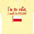 thumbnail image 4 of Inktastic So Cute Polish Boys or Girls Baby Bodysuit, 4 of 5