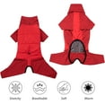 thumbnail image 7 of HQREA Full Body Dog Winter Coat Fleece Dog Sweater Warm Dog Pajamas for Large Medium Dogs, 7 of 7