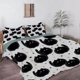 thumbnail image 2 of Cats Cute Funda Nórdica Queen 90 x 90 en Ultra Suave Microfibra Lavada Comforter, 2 of 8