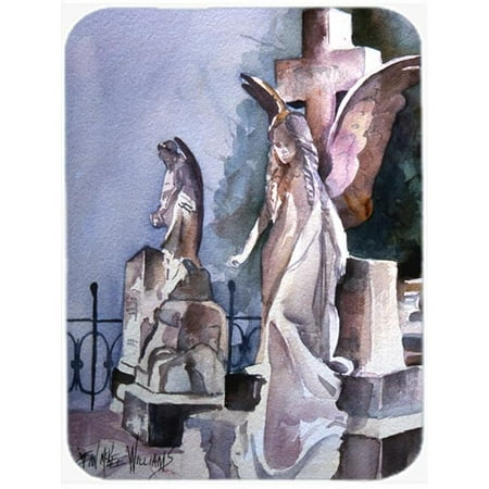 

Angels In The Cemetary With Cross Glass Cutting Board- Large