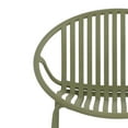 thumbnail image 6 of Christopher Knight Home Modern Stackable Patio Dining Chairs, Metal Legs and Plastic Backrest, Green, Set of 2, 6 of 9