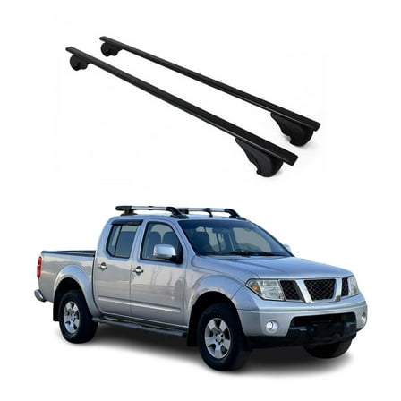 OMAC Roof Racks Cross Bars Luggage Durable for Nissan Frontier 2005-2021 Metal Black