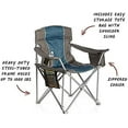 thumbnail image 2 of 1,000-lb. Capacity Heavy-Duty Portable Chair Charcoal 1,000 lb, 2 of 4