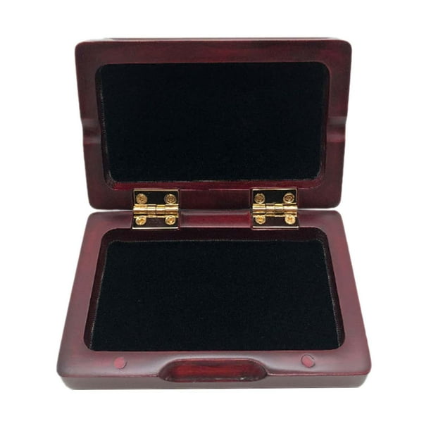 Caja de cañas de madera, práctica y fácil de transportar, ideal para conciertos en casa y al aire libre. rojo