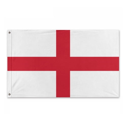 England Flag 3x5 Ft Outdoor Double Sided English Flags Country National Flag ST George Decor Flag Party Decorations Banner Polyester Fabric with 2 Brass Grommets for Outside Indoor Decor