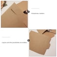 thumbnail image 3 of CTIRCHIU 1Set Multi-Function Brown Paper Bag Kraft Paper Cd File Envelope Storage Khaki, 3 of 8