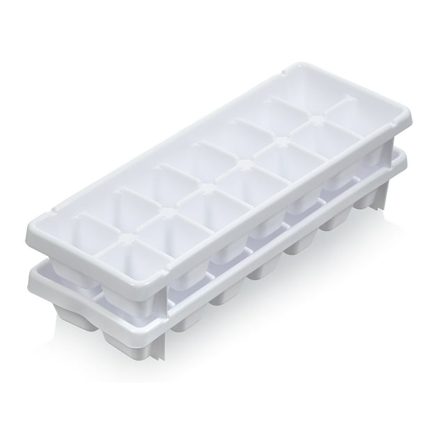 Mainstays Eezy Out Ice Cube Maker Tray White Plastic