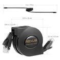 thumbnail image 2 of MasteelfCA LEDMOMO Retractable Cable 2M CAT-6 Network Ethernet Patch Cable Flat Ethernet Cable for LAN Network Modem Router PC Printers, 2 of 7
