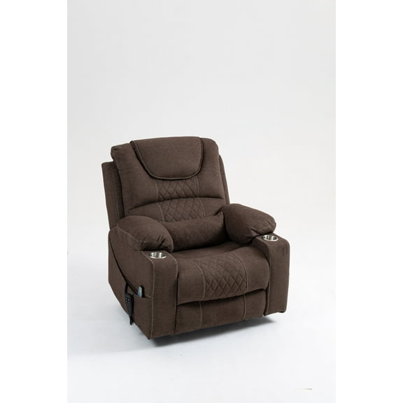 Oversized Lift Chair Recliner With Dual Motor For Big And Tall Adults 180 Degree Flat Lay Electric Lounge Sofa For Living Room
