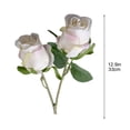 thumbnail image 3 of Summer Savings! Boovnll Artificial Flowers, Fake Rose Bouquet UV Resistant Silk Flowers, Lifelike, No Fade, Fake Flowers for Wedding, Party, DIY Tables Centerpiece Decor - Fake Flowers, 3 of 8