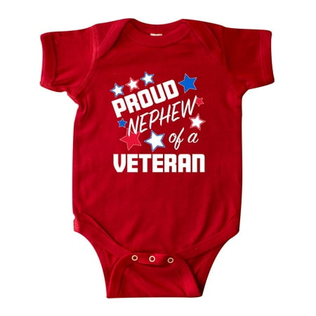 

Inktastic Proud Nephew of a Veteran- Veterans Day Gift Baby Boy Bodysuit