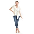 thumbnail image 5 of Blusa de encaje Roman Fashion /Juvenil, 5113 (Blanco) blanco M, 5 of 5