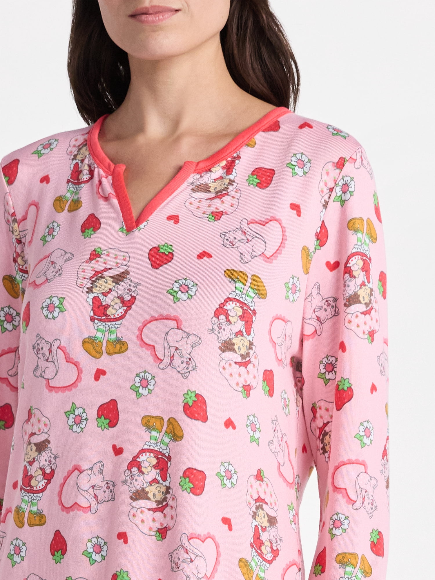 Strawberry Shortcake Women's Valentine's Day Sleepshirt, Sizes XS-3X