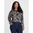 thumbnail image 2 of Scenario Women's Thermal Henley Shirt with Long Sleeves, Sizes XS-XXXL, 2 of 6