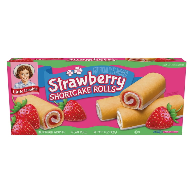 Little Debbie Strawberry Shortcake Rolls, 6 ct, 13.0 oz