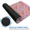 thumbnail image 6 of Long Mouse Pads for Desk,Pink Cow Sweet Pattern Desk Mats on Top Of Desks, Desk Mouse Pad Extra Large with 3mm Non-Slip Base and Stitched Edge for Gaming,Office,Work,Home 31.5"x11.8", 6 of 6
