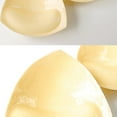 thumbnail image 5 of Riforla Triangle Push up Bra Pads for Women Seamless Sticky Sponge Inserts for Lift and Support Everyday Wear Bras Beige B, 5 of 7