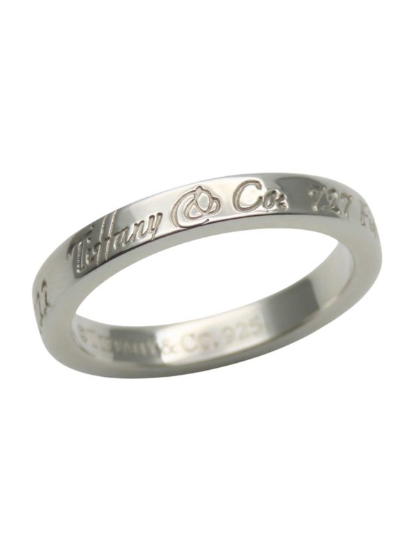 Pre-Owned Tiffany & Co. Notes Narrow Ring, New York, SV925, approximately 2.7g,... (Good)