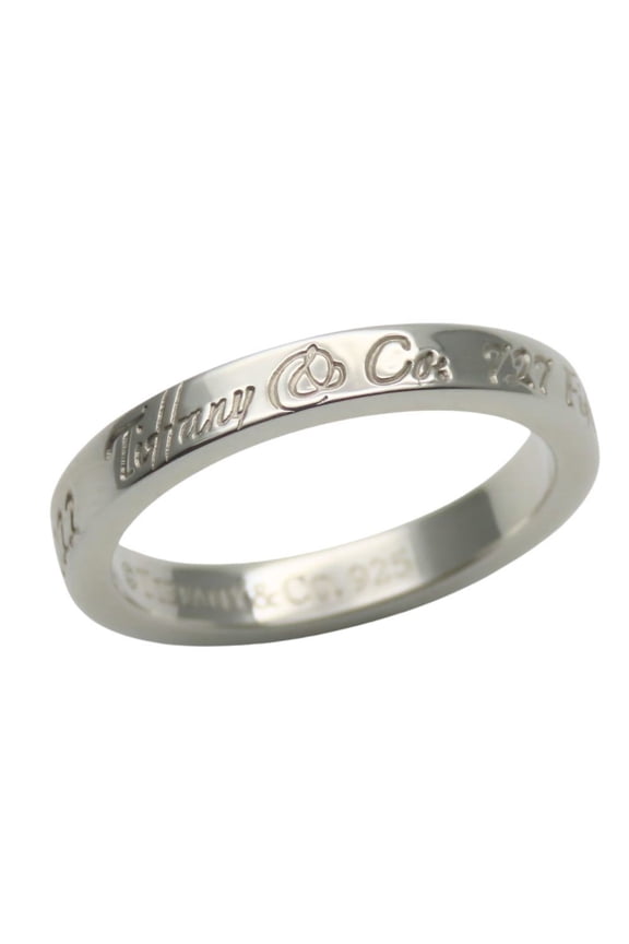 Pre-Owned Tiffany & Co. Notes Narrow Ring, New York, SV925, approximately 2.7g,... (Good)