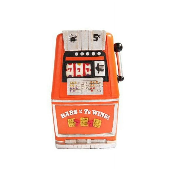 6.13 Inch Resin Slot Machine Savings Piggy/Coin/Money Bank