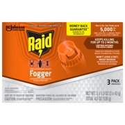 Raid Concentrated Deep Reach Pest Killer & Roach Fogger, 1.5 oz, 3 Count