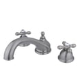 thumbnail image 1 of Kingston Brass KS3358AX 8 Inch -18 Inch Widespread Roman Tub Filler - Satin Nickel, 1 of 2