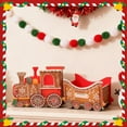 thumbnail image 6 of Christmas Trains for Present Santa Express Train Gift Box Christmas Presents Train Box Xmas Gift Trains with Funny Gingerbread Design Personalised Xmas Presents Storage for Decorative Home(Style a-M), 6 of 7