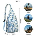 thumbnail image 4 of Ocean Predator Print Crossbody Pack - Great White Shark Hunting Pose Design, 4 of 4