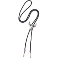 thumbnail image 1 of Mens Leather Necklace, Adjustable Vintage Bolo Tie for Men, Unisex Wild West Theme Cowboy Accessories, 1 of 5
