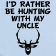 thumbnail image 2 of CafePress - I'd Rather Be Hunting With My Uncle Body Suit - Long Sleeve Cotton Baby Bodysuit, 2 of 4