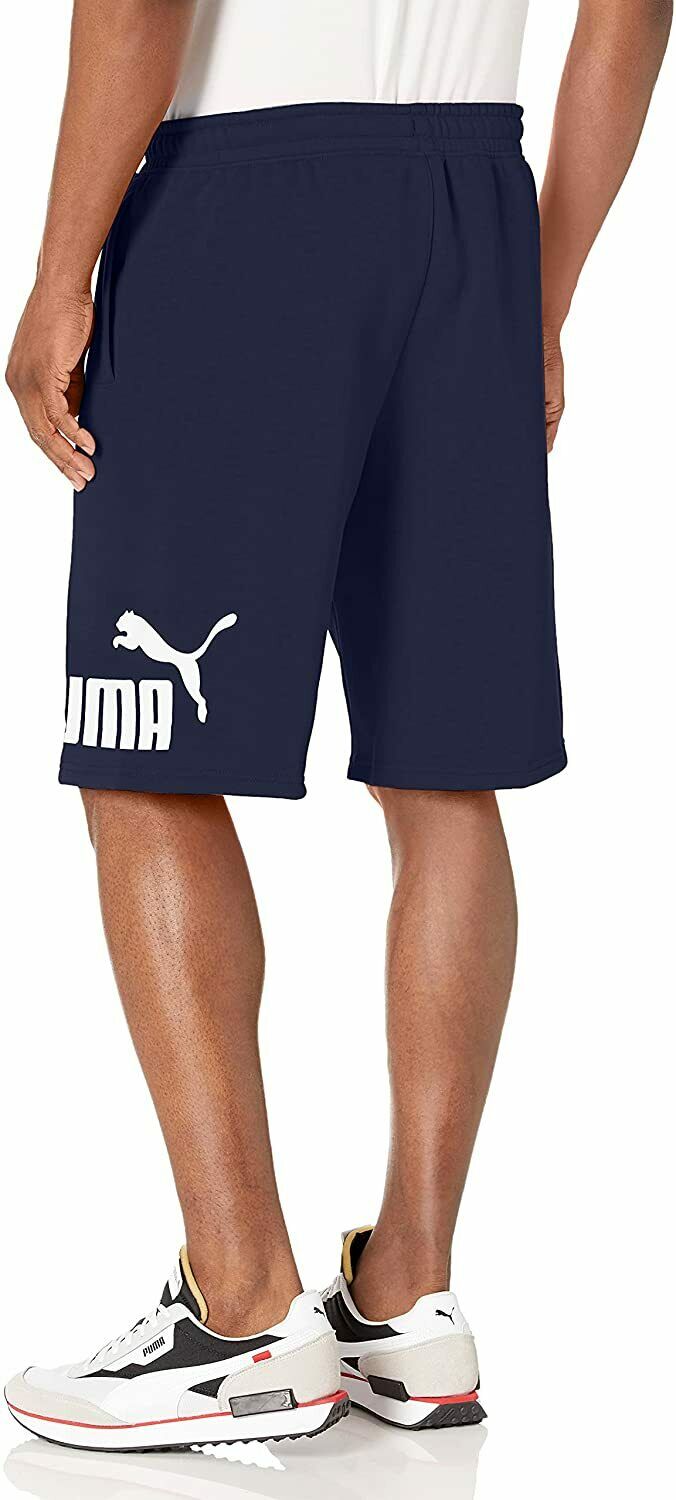 Puma Men's Big Fleece Logo 10" Shorts Cotton Blend Activewear 58850106 - image 2 of 2