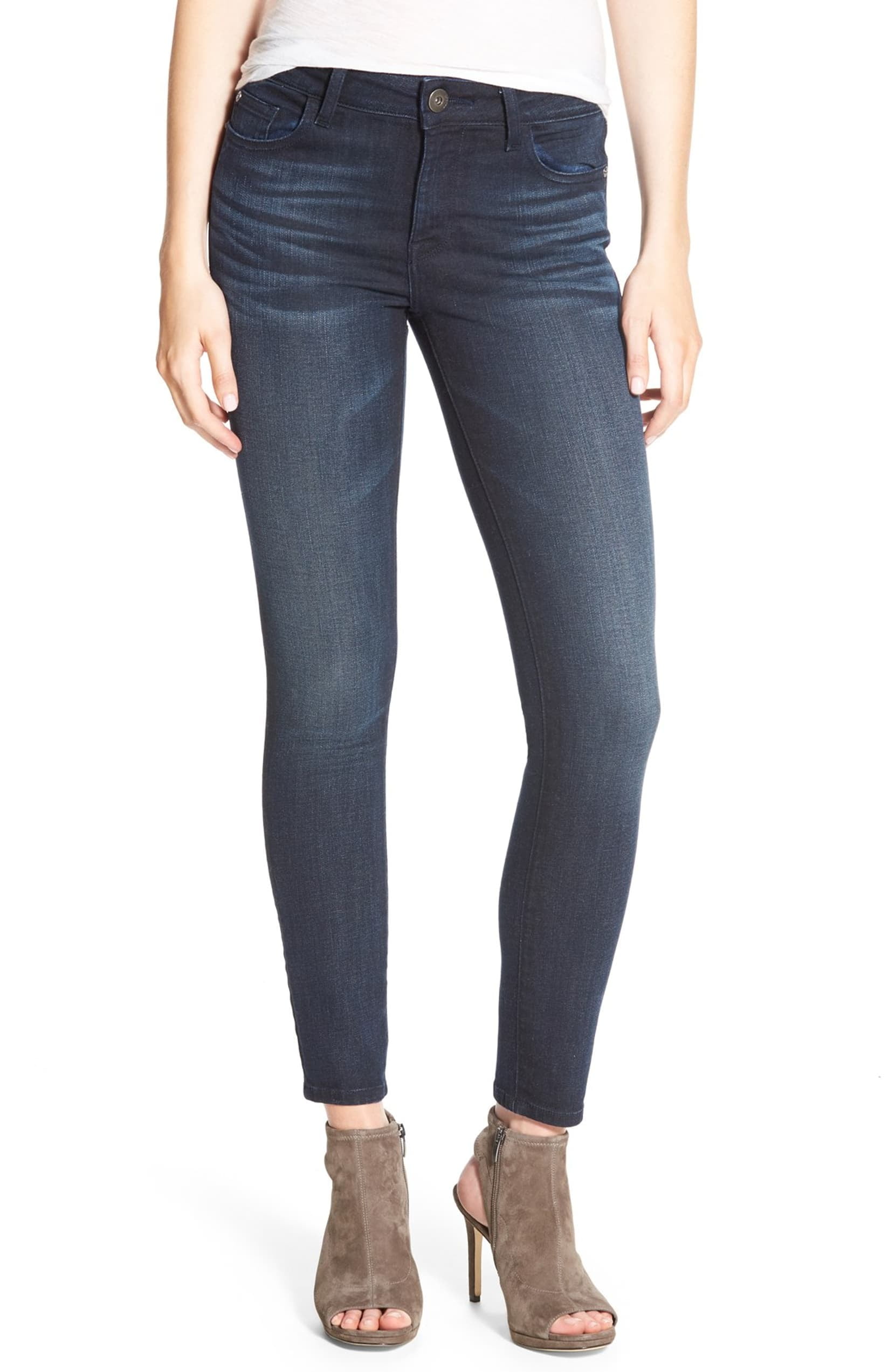 dl1961 margaux instasculpt ankle skinny jeans black