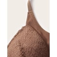 thumbnail image 4 of Plus Contrast Lace Wireless Bra, 4 of 4