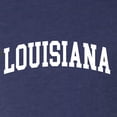 thumbnail image 6 of Wild Bobby State of Louisiana College Style Women Tri-Blend Racerback Tank Top, 6 of 6