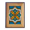 thumbnail image 1 of Marco de imagen Unbranded Geometría abstracta estilo patron de Marruecos 18 x 13 cm, 1 of 4