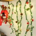 thumbnail image 1 of Christmas Garland with LED Lights Pine Cone Wreath Lights  Fairy String Lightsfor Party Decorations, 1 of 9