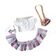 thumbnail image 1 of Ropa de muñeca de peluche de 15 cm con pajarita, regalo para niña, bonita, elegante y cómoda, DIY Conjunto JK, 1 of 7