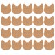 thumbnail image 2 of 400pcs Cat Ear Earring Holder Kraft Paper Earring Tag Cards Tarjeta de exhibición de joyería para Home Shop, 2 of 7