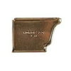 NorWesco 4 In. Galvanized Left Gutter End Cap OG4ECLHG