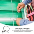 thumbnail image 3 of KAKOWELY Wire Rope Hangers Wire Rope Accessories Portable Steel Wire Hanging Code for Hanging Light Display78.74"X1.57"X1.57", 3 of 5