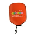thumbnail image 1 of Cubierta de paleta de pickleball, caja de paleta, accesorios portátiles a prueba de , cierre universal a prueba de polvo, protección de Naranja, 1 of 8
