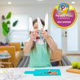 thumbnail image 3 of Tovla Knives for Kids 3-Piece Nylon Kitchen Knife Set: Children's Cooking Knives in 3 Sizes & Colors/Firm Grip Serrated Edges BPA-Free Kids' Knives/Safe Lettuce and Salad Knives, 3 of 7